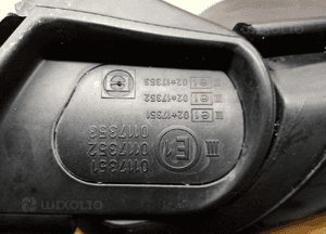 Lusterko zewnętrzne prawe BMW 3 E46 3 PIN 9