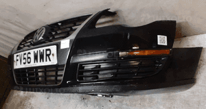 Zderzak przód przedni vw volkswagen passat B6 LC9Z czarny 3