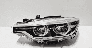 Reflektor lewy full led bmw 3 F30 F31 lift lci europa 1