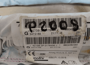 Kurtyna airbag prawa lewa peugeot 2008 i 1 208 9804092280 9804092380 2