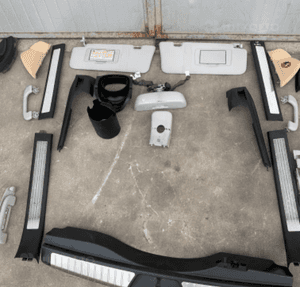 MERCEDES GL 164 listwa dekor plastik słupek czarny amg próg bagażnika uszczelka 8