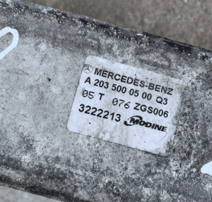 MERCEDES C CLC 203 intercooler CDI 203500500 2035000300 4