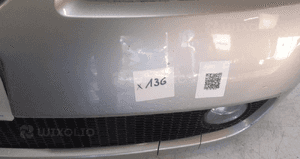 Zderzak przód przedni do nissan almera N16 lift fl KL0K srebrny 4