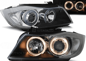 Lampy reflektory do bmw E90 E91 od 2005 do 2008 rok depo ringi soczewki 1