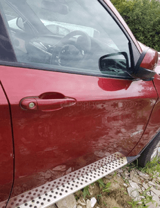 Drzwi prawy przód kompletne bez malowania w kolor vermilionrot bmw X6 2