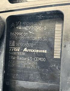 Modul radar sensor distronic peugeot citroen org 3