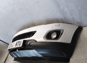 Zderzak przód przedni opel antara lift fl biały spryskiwacze lamp xenon halogeny 5