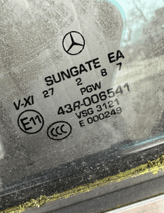 MERCEDES S 222 long drzwi tył tylne  zamek lewe  keyless klamka biała   perła 799 7