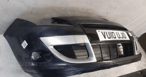 Zderzak przód przedni do renault grand scenic iii 3 + halogeny szary grafit 2