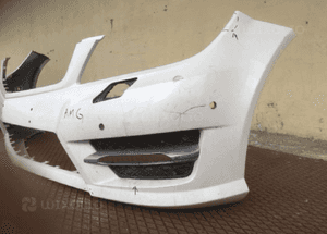 MERCEDES C 204 zderzak przód AMG lift pdc xenon chrom LED kratka 3