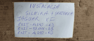 Wiązka instalacja komory silnika Jaguar XF X250 2.7 TDV6 8X2T-14290-KD 16