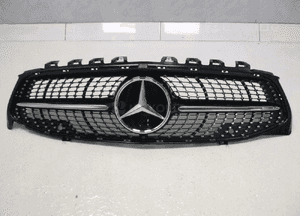 Mercedes cla W118 A118 grill atrapa diament czarny 2