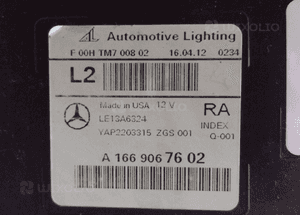 Lampa przód przednia prawa mercedes gle W166 led A1669067602 2015-2018 5