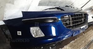 Zderzak przód przedni do peugeot 407 eged granat halogeny 4
