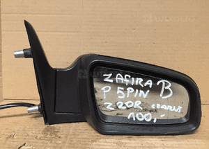 Lusterko prawe 5 pin opel zafira b  Z20R czarny 1