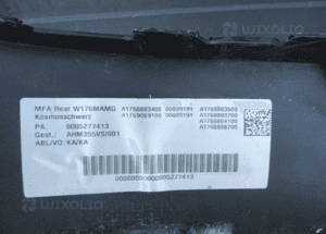 Zderzak tylny tył mercedes a-klasa W176 amg A1768852325 2012-2015 9