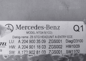 MERCEDES radio nawigacja lift comand C 204 GLK SLK 172 A 2049003509 4
