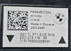BMW 3 G21 KOMBI Lampa Tylna Prawa H45A3BC7202 6