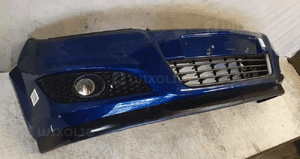 Zderzak przód przedni opel astra h 3 iii lift fl halogeny Z21B granat granatowy 5