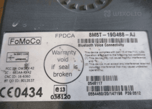 Moduł bluetooth ford fiesta MK7 8M5T-19G488-AJ 2