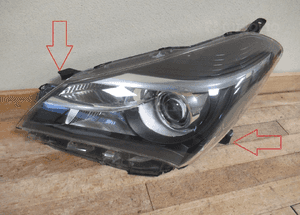 Lampa przednia przód lewa toyota yaris iii 3 lift soczewka 2014-2017 8