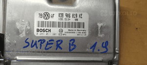 Komputer sterownik silnika Skoda Superb 1.9 TDI 130KM 038906019KE 4