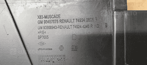Osłona zaślepka obudowa prawa Opel Vivaro B Trafic III 93457075 749242606R 6