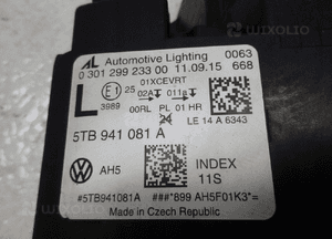 Volkswagen touran 2 lampa lewy przód 8 p full led 16