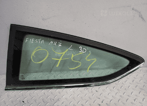 SZYBA CHROM lewy tył tylna 3D Ford Fiesta Mk7 VII 08- 1