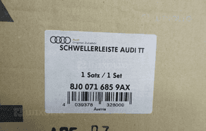 Listwa progowa lewa prawa audi tt 8J0 nowe oem 15