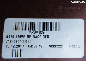 Zderzak tylny tył ford fiesta MK8 st line 2017-2021 19
