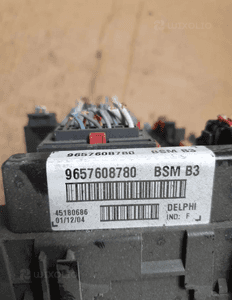 } Sterownik moduł Peugeot 206 9657608780 4