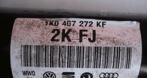 Półoś prawa 1K0407272KF VW SEAT AUDI SKODA 2