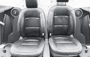 Fotele siedzenia skóra boczki grzane nissan qashqai i J10 fl 5