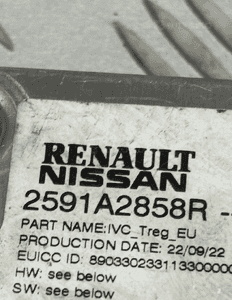 MODUL STEROWNIK CLIO V ARKANA 2591A2858R ORG FV 2