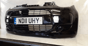 Zderzak przód przedni citroen C1 lift fl exl exld czarny 3