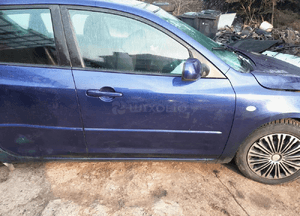 Mazda 3 BK 03-09 Drzwi Prawe przednie przód szyba w kolor 25E 2