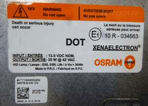 RANGE ROVER EVOQUE L538 PRZETWORNICA XENON LAMPY NOWA 6