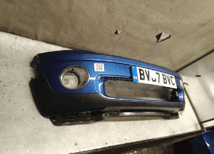 Zderzak przód przedni mini cooper niebieski błękitny halogeny 2