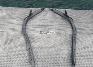 Oslona Slupka Progu Plastik Tapicerka Czarne Soul AUDI A4 B6 B7 16