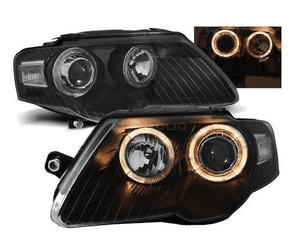 Lampy Reflektory VW PASSAT B6 05-10 DEPO Ringi 1