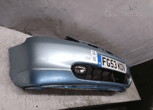 Zderzak przód przedni honda civic 7 vii błękitny morski halogeny 5