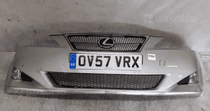 Zderzak przód przedni do lexus IS220 IS250 05-11R + halogeny + grill srebrny 1