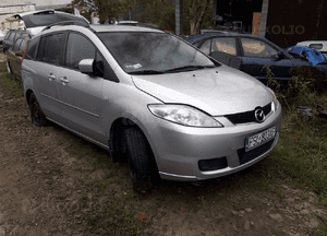 Mazda 5 CR 05-10  Maska zderzak kolor 22V zamek  pas atrapa Lampa w kolor 6
