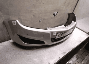 Zderzak przód przedni opel astra h 3 iii lift fl Z157 srebrny 3