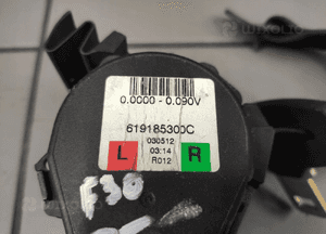 Bmw 3 F30 F31 pas bezpieczeństwa lewy tył oryginał sprawny 6