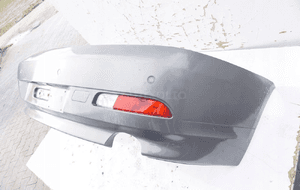 Zderzak tył pdc bmw 6 E64 A14 mineral silber 3