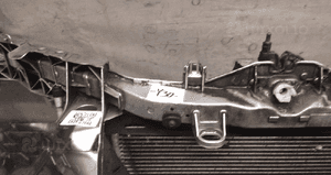 Pas przedni ford focus MK2 ii 1.6 1.8 2.0 tdci wzmocnienie czołowe belka chłodnica wentylator lift fl 2