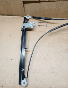 Mechanizm podnośnik szyby prawy przód mechaniczny VW Polo 6N 3D 6N3837402K 5