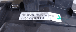 Opel Meriva A 1.7 DTI zegar licznik 13173381XT 4